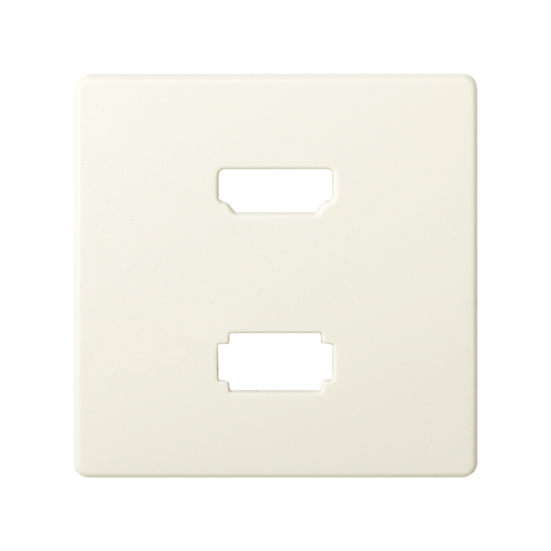 Накладка для розетки HDMI + USB передачи данных, Simon 82, слоновая кость